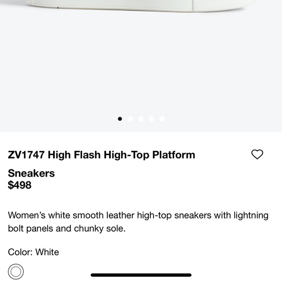 ZADIG AND VOLTAIRE HIGHTOP SNEAKERS - Picture 2 of 8